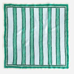 Madewell Stripe 100% Silk Scarf